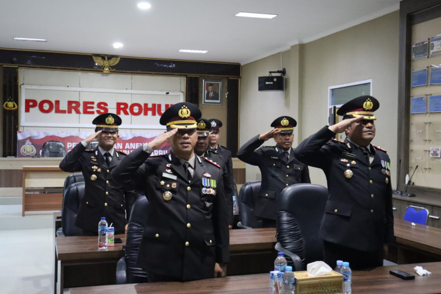 Peringati HarLah Pancasila Tahun 2023, Kapolres Rohul: Aktualisasikan Nilai Pancasila Dalam Kehidupan