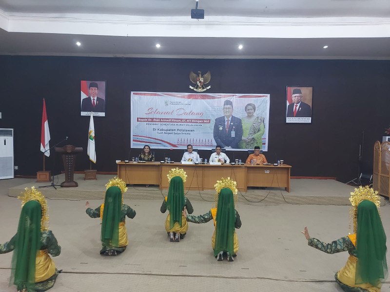 Pjs Bupati Pelalawan Dr Jhon Armedi Pinem Gelar Silaturahmi Pertama dengan Forkopimda dan Masyarakat