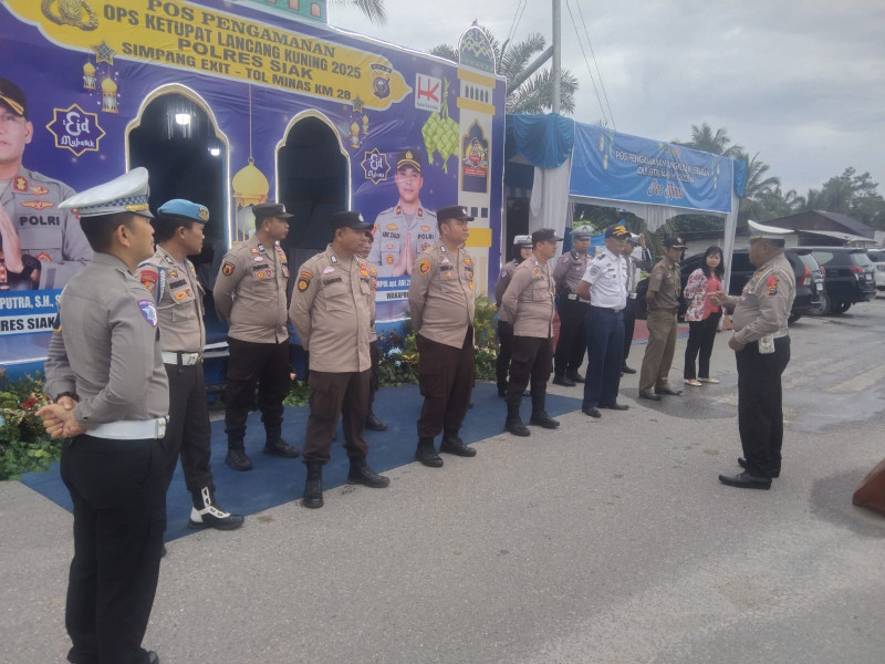 Operasi Ketupat Lancang Kuning 2025 di Pos PAM Exit Tol Minas Hingga Hari Ini Berjalan Lancar!