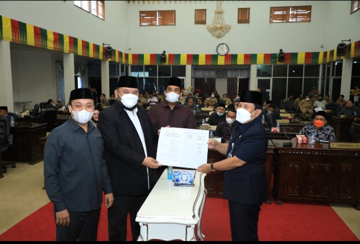 Bupati Dan DPRD Kabupaten Rohul Setujui RPJMD Tahun .2021-2026