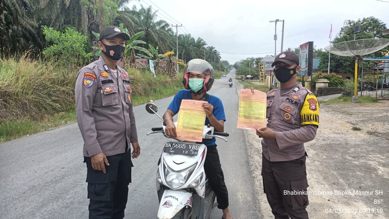 Sejumlah Polisi Kerumutan Sebarkan Maklumat Kapolda Riau
