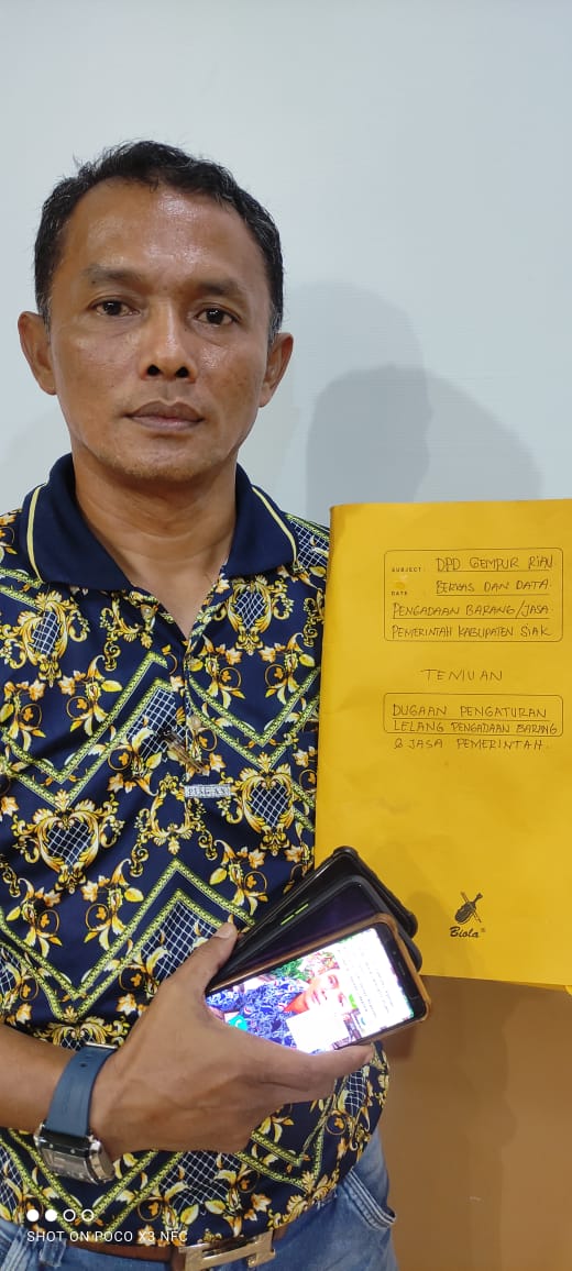 Ketua LSM Gempur Sebut Laporan Dugaan Kongkalingkong Proyek Siak ke Kejati Riau Menunggu Hari