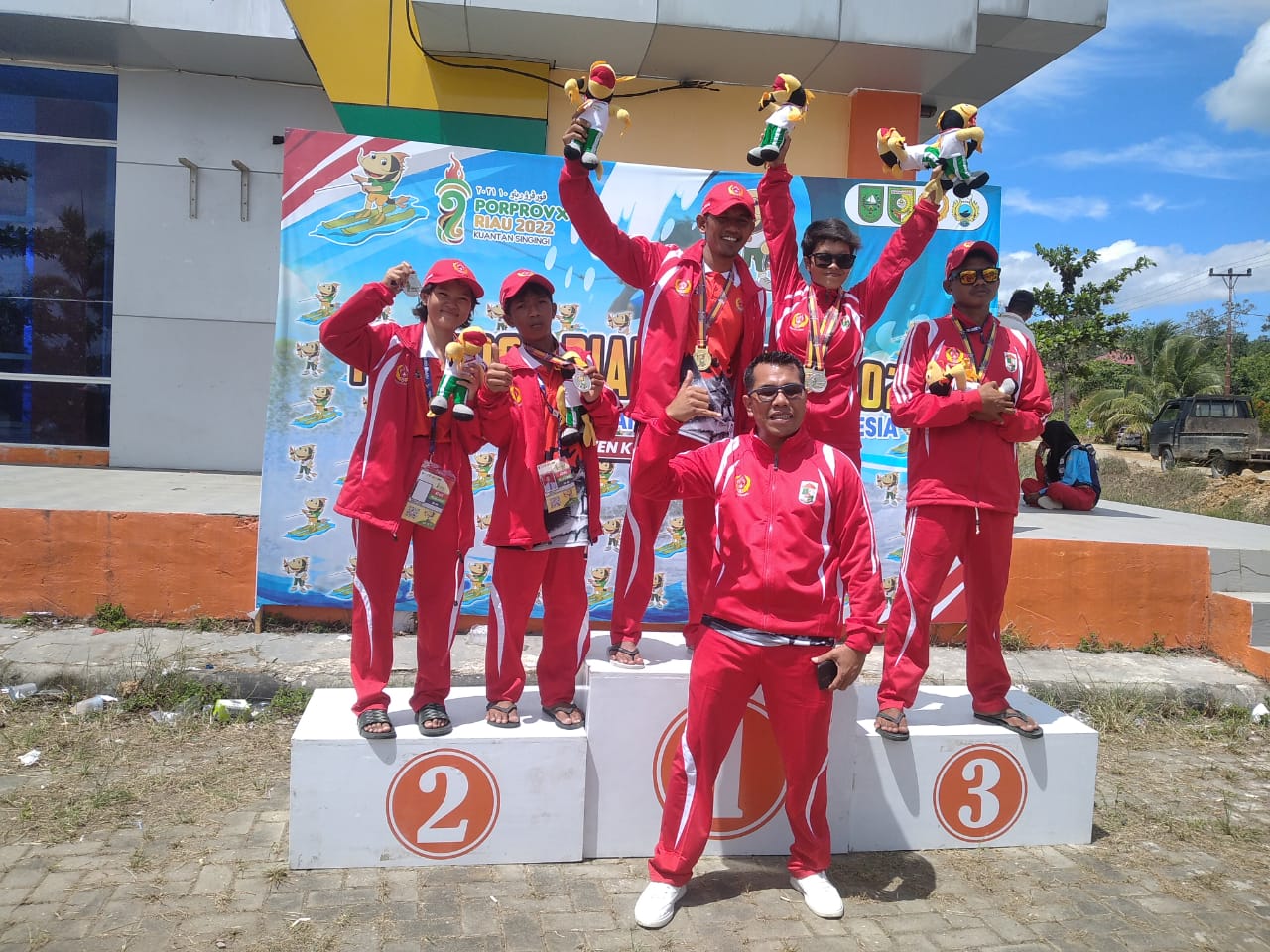 Porprov Riau X Kuansing 2022,  Atlet Air Ski Pelalawan Raih 7 Medali