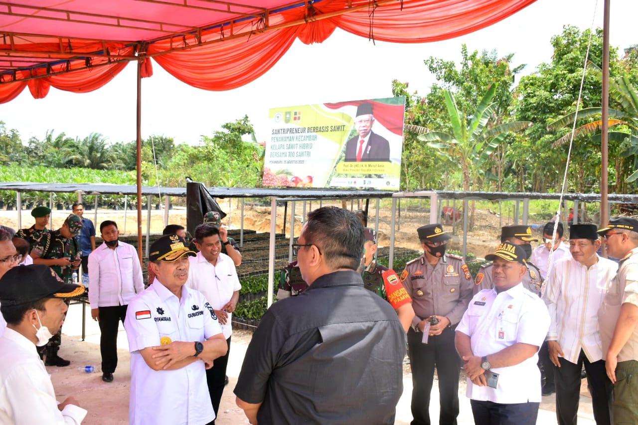 H-1 Jelang Kunjungan Wapres,  Sekda Kampar Dampingi Pangdam & Gubri Tinjau Ponpes Tekhnologi Riau