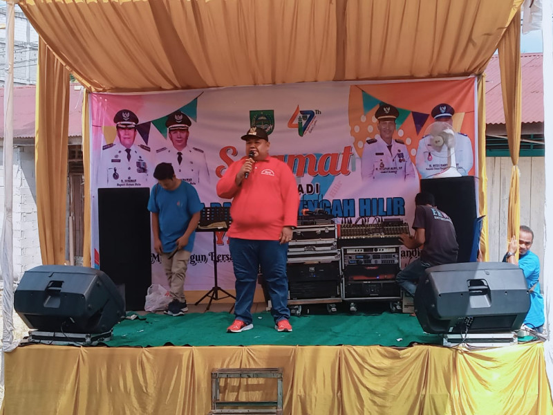 Meriahkan Harlades Ke 47, Pemdes Rambah Tengah Hilir Gelar Lomba Gerak Jalan