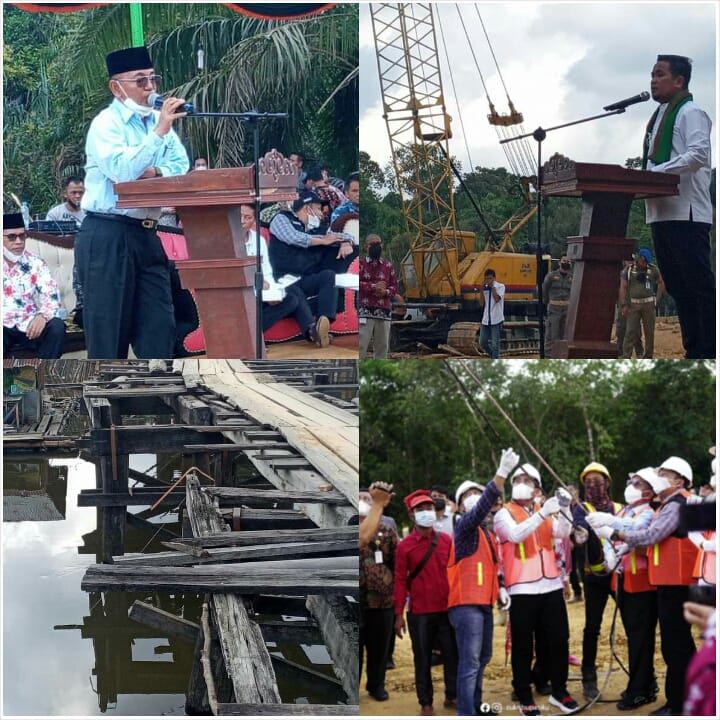 Janji Politik Bupati H Zukri Gesa Pembangunan Jembatan Tambak-Sotol