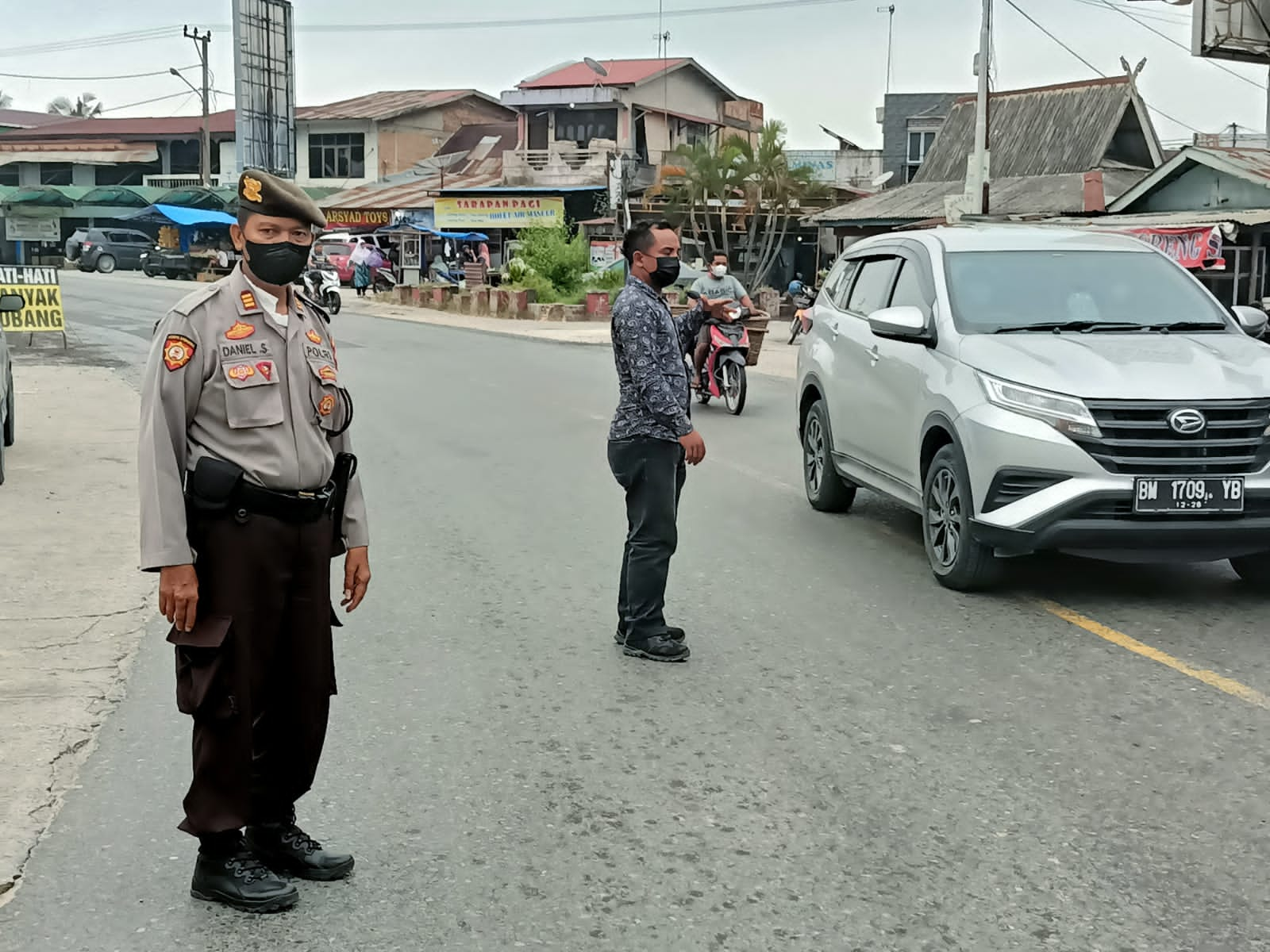 Percepatan Vaksinasi Masih Tetap Gencar Dilakukan Personil Polsek Minas