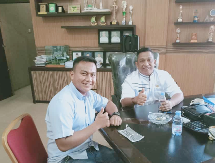 Kadis PUPR Rohul Terima Kunjungan Ketua HIMA Desa RTB