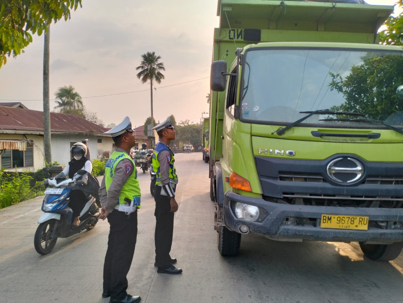 Operasi Patuh LK 2024 Hari Ini, Satlantas Polres Inhu Tilang Puluhan Kendaraan Bermotor