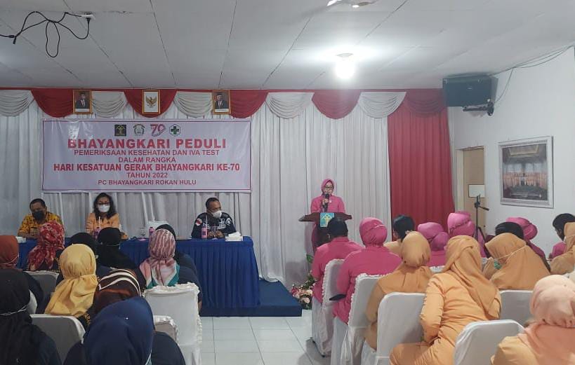 Bhayangkari Polres Rohul Berikan Penyuluhan Kesehatan Kepada WBP Wanita