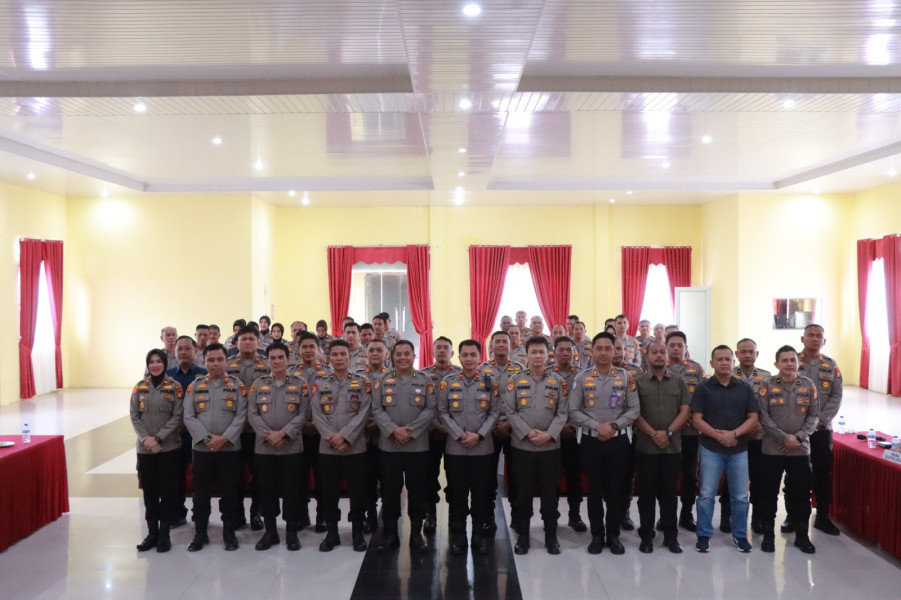 Tim Rorena Polda Riau Sosialisasikan Penggunaan Anggaran TA 2025 di Polres Kampar,  Tekankan  Pentingnya  Anev  Bulanan  dan  Koordinasi
