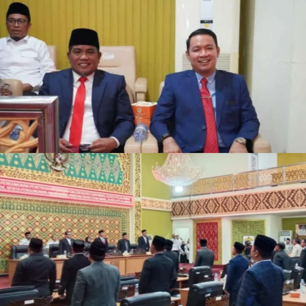 Paripurna DPRD, Zukri-Husni Tamrin Resmi Ditetapkan Sebagai Bupati dan Wakil Bupati Pelalawan 2025-2030