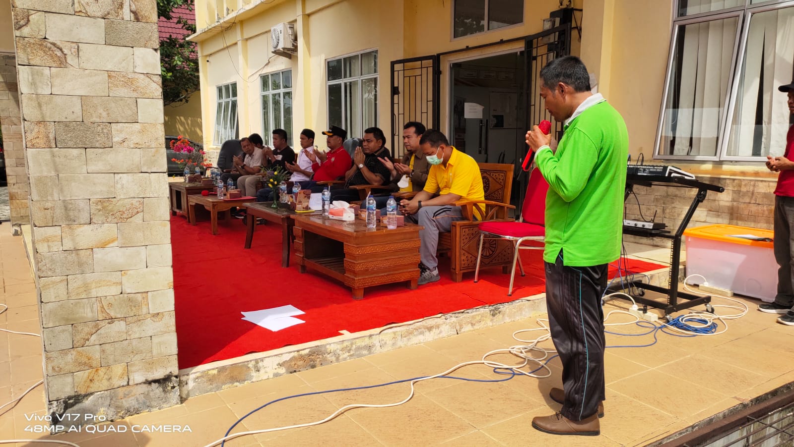 Kapolsek Bunut Hadiri Acara Reses DPRD Kabupaten Pelalawan Dapil II