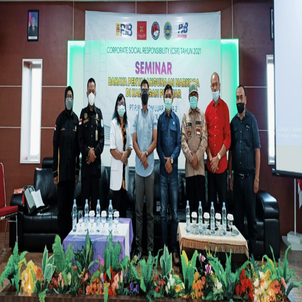 Gelar Seminar Penyalahgunaan Narkoba di Kalangan Pelajar Oleh PLTU Tembilahan