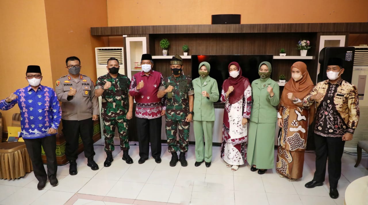 Bupati Alfedri Sambut Kunjungan Brigjen TNI M Syech Ismed