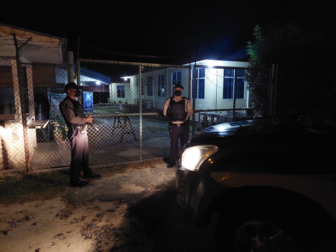 Polsek Minas Tingkatkan Patroli Malam, Cegah Kriminalitas dan Tegakkan Prokes 5M
