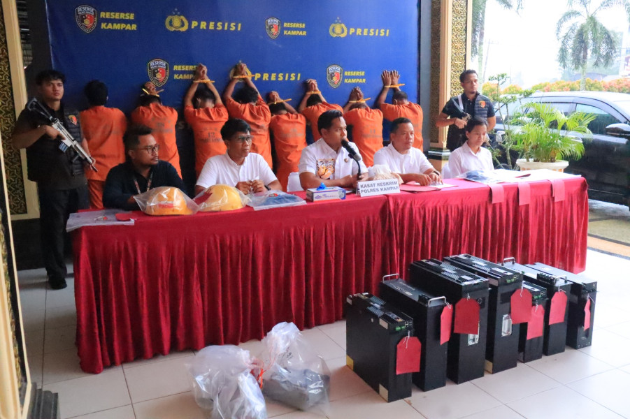 Ekspos Pencurian Tower, Karhutla dan Pencabulan Begini Paparan dari Polres Kampar Ekspos Pencurian Tower, Karhutla dan Pencabulan Begini Paparan dari Polres Kampar