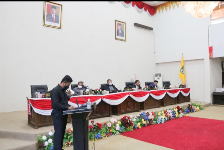 DPRD Rohul Gelar Rapat Penyampaian Hasil Reses Masa Persidangan Ke III Tahun 2021