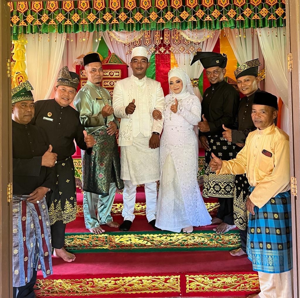 Perdana Gedung LAMR Kecamatan Sungai Apit Dipakai Untuk Perhelatan Pernikahan
