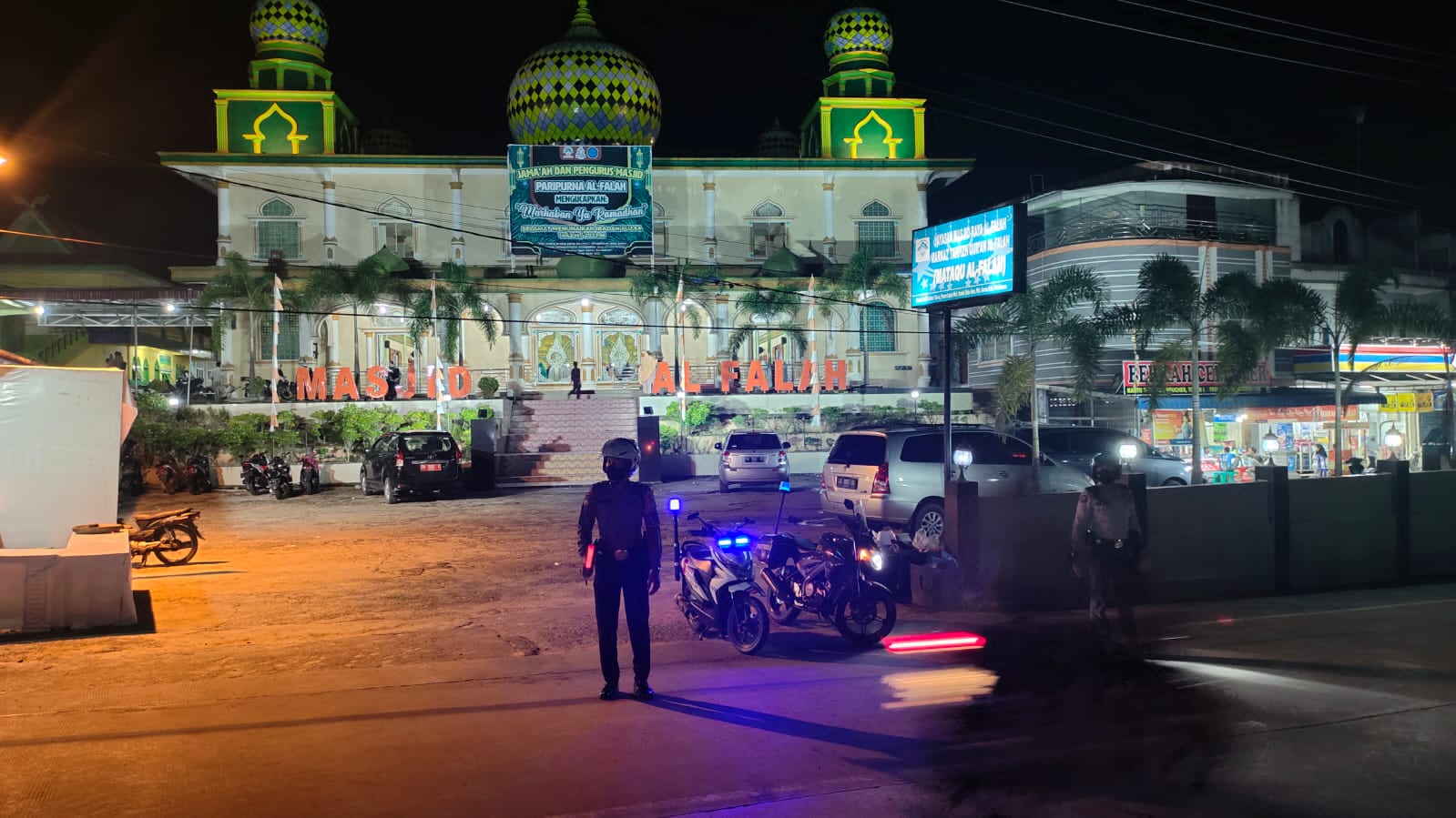 Selama Bulan Ramadhan, Pengamanan Sholat Tarawih di Lakukan Setiap Hari Polsek Pangkalan Kuras