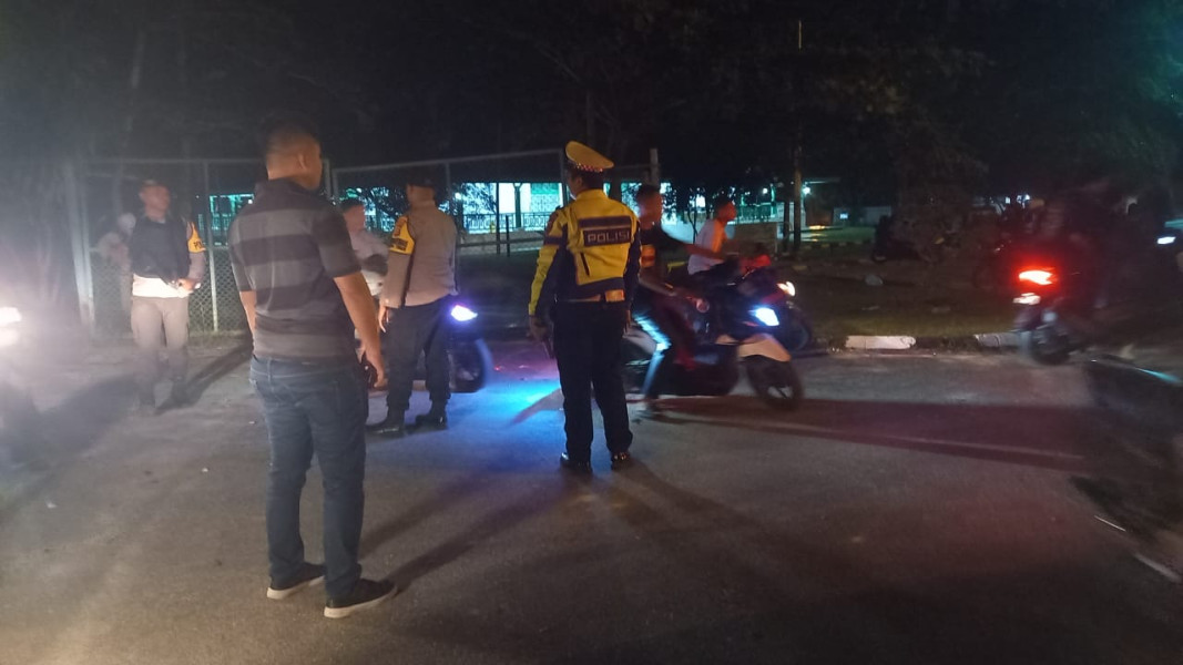 KRYD Dan Blue Light, Polsek Minas - Polres Siak Sisir Sejumlah Lokasi Rawan Tindak Kejahatan