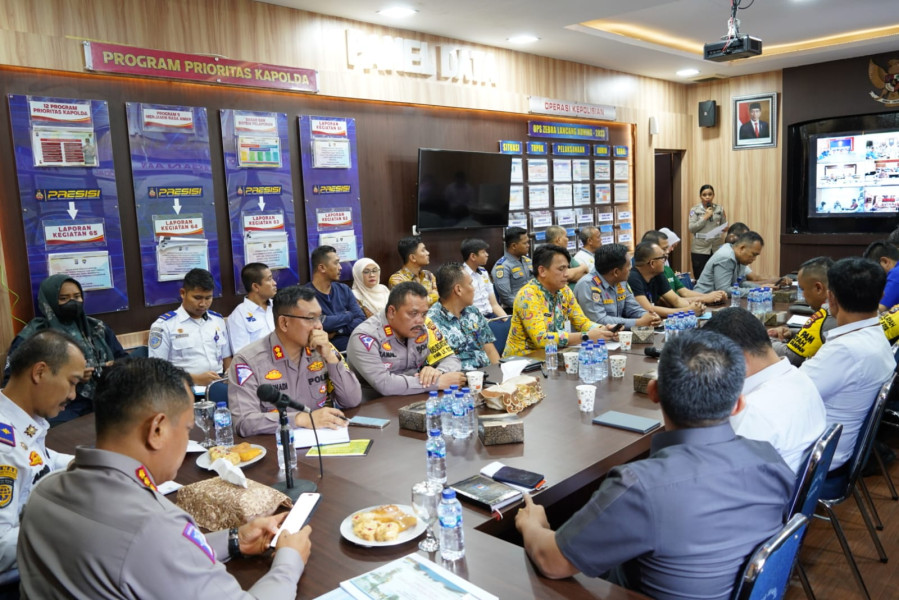 Dirlantas Polda Riau Inisiasi Rapat Forum LLAJ di Awal Tahun 2024