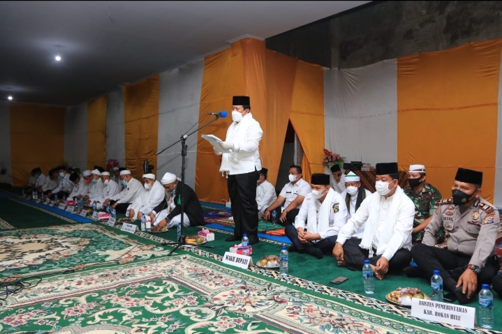 Bupati Rohul Hadiri Milah Ke 210 Syekh Abdul Wahab Rokan Al-kholidi Naqsanbandi
