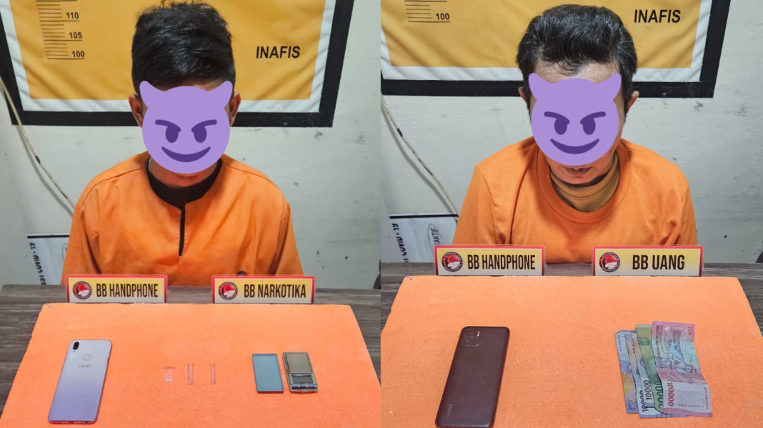 Polres Inhil Terus Brantas Narkoba, 2 Pengedar Kembali Dibekuk