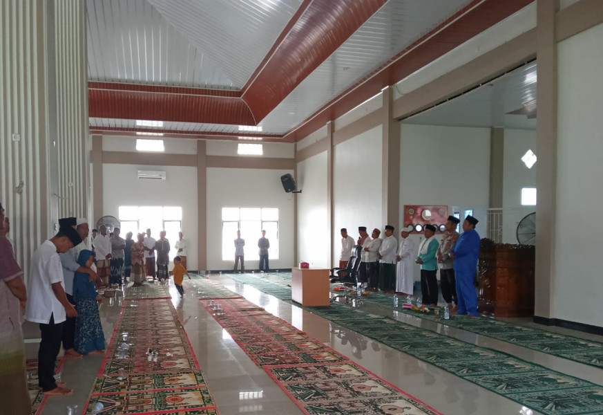 Pemdes Rambah Baru Peringati Isra Miraj Sekaligus Peresmian Masjid Al Huda