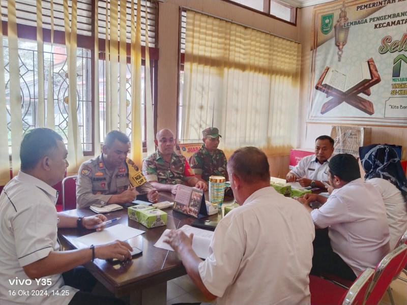 Polsek Rengat Barat Ikuti Rapat Kolaborasi Pesan Damai dan Anti Narkoba untuk Milenial