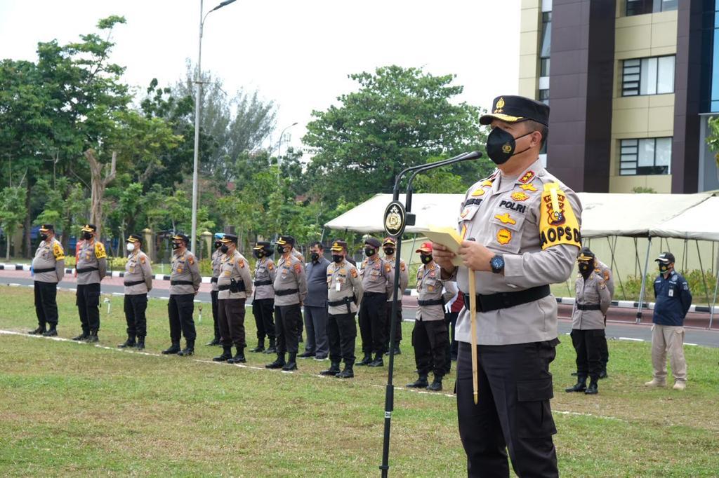 Kapolda Riau Pimpin Upacara Penyambutan Anggota Brimobda Riau Usai Penugasan Di Papua