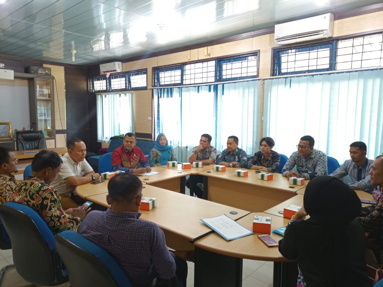 Diskominfotik Riau Kunjungi Diskominfosandi Kampar