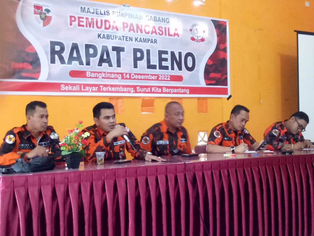 Bung Evan Evandro Ketua MPC PP Kabupaten Kampar Hadiri Rapat Pleno Sambut Muscab