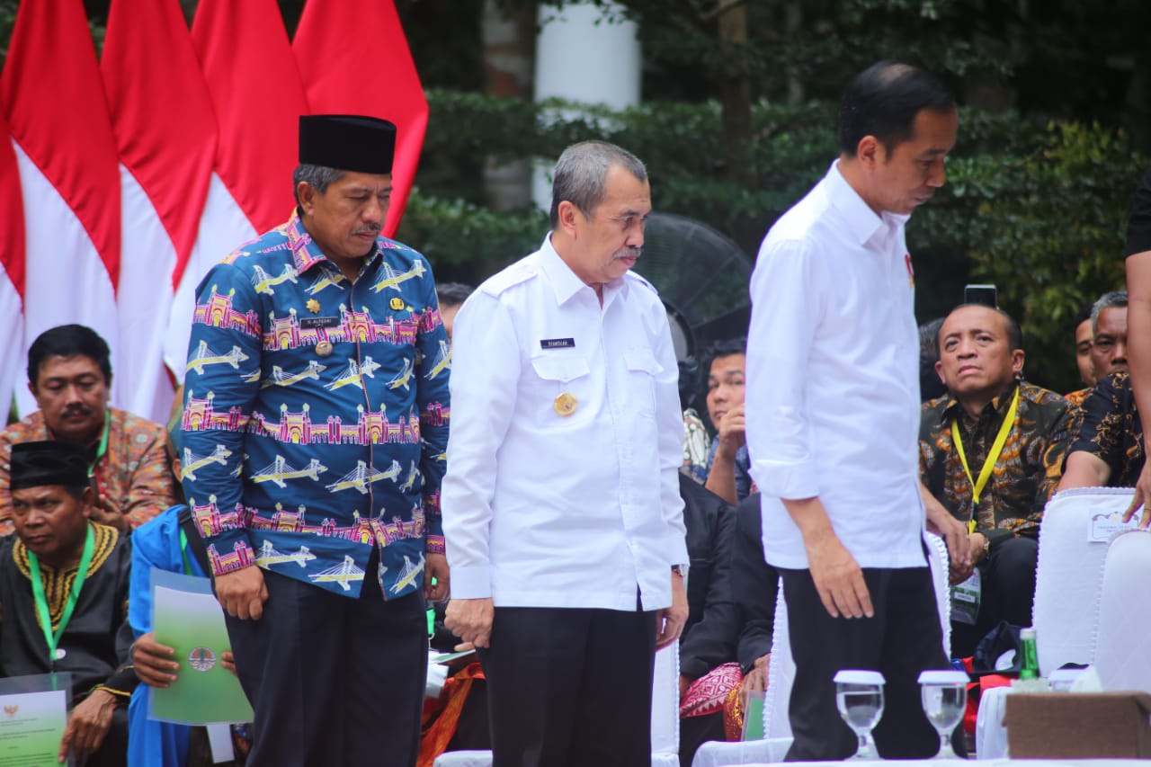 Kunker Jokowi Ke-Riau, H Alfedri : Kampung Teluk Lanus Siak Terima Manfaat Perhutanan Sosial