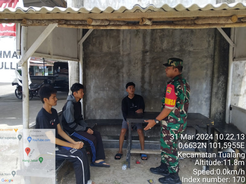 Praka Gunariadi Rutin Ajak Warga Binaan Agar Peduli Kebersihan Lingkungan & Kesehatan Dengan Lakukan Komsos Di Perawang Barat