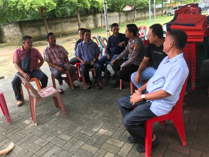 Polsek Tapung Ajak Masyarakat Desa Kota Batak Untuk Sukseskan Pemilu