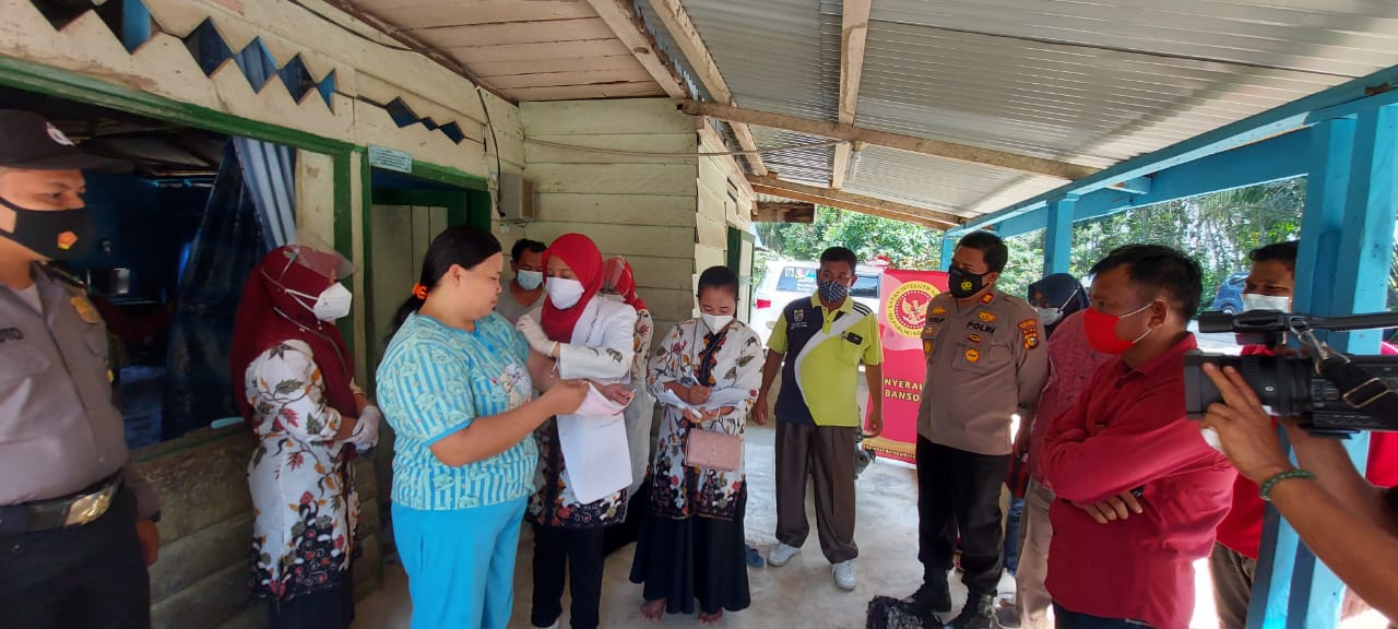 Warga Sambut Baik Vaksinasi Massal Door to Door BINDA Riau