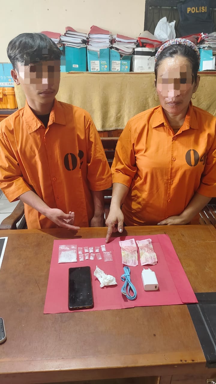 Polsek Tapung Berhasil Ringkus Pengedar Sabu di Pantai Cermin, 14,38 Gram Sabu Diamankan!