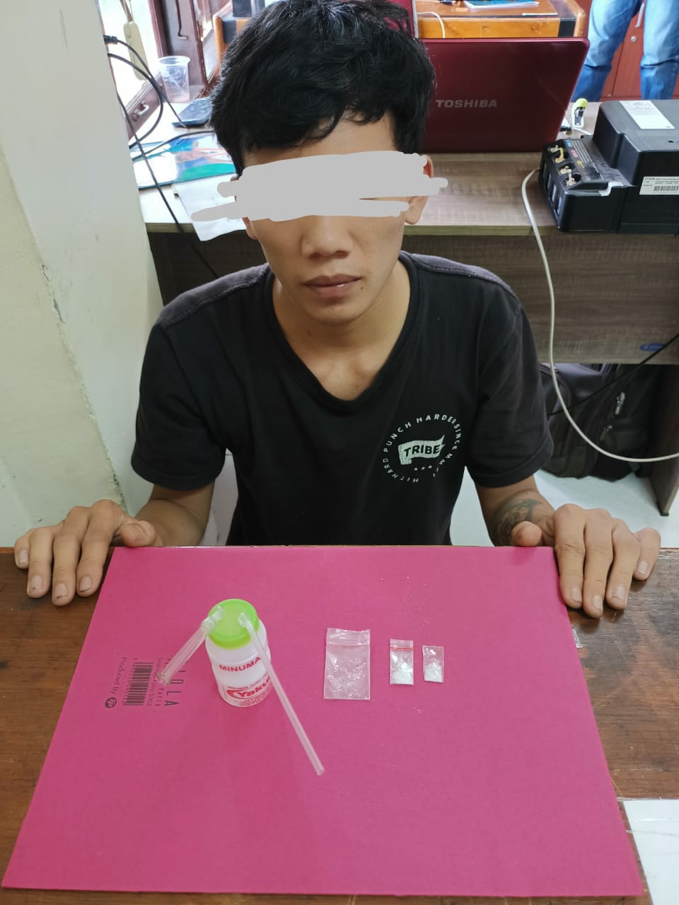 Polres Siak Kembali Amankan Seorang Pria Pengedar Narkotika Jenis Shabu-shabu di Perawang