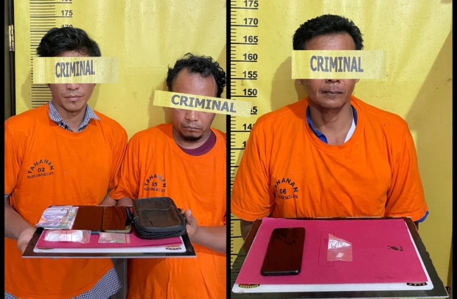 Ringkus Tersangka Narkoba di Kafe Tasik Juang, Kapolsek LBJ Kejar Pemasok Hingga ke Pasir Penyu