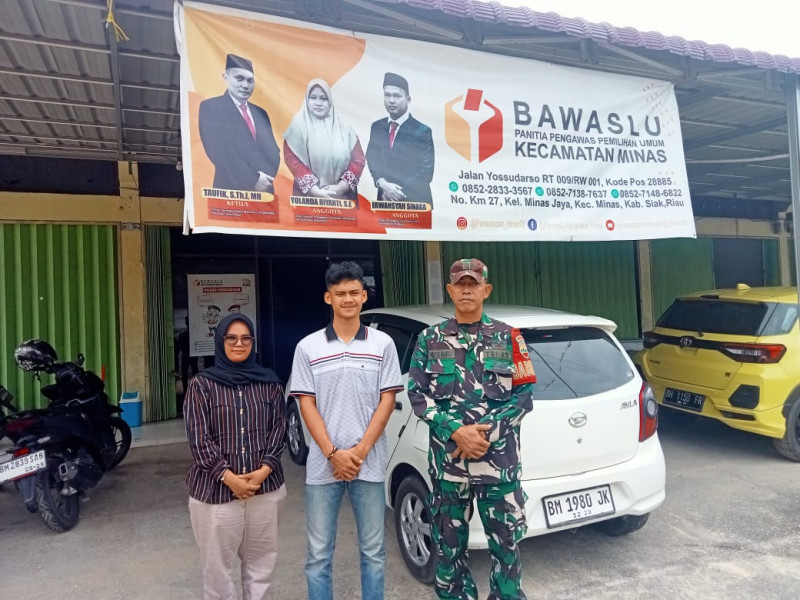 Babinsa Koramil 03/Minas Pantau Ketat Pemilukada 2024 di Kecamatan Minas