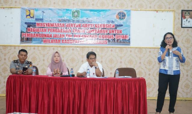 BPN Riau & Camat Mandau Bahas Bentuk Ganti Rugi Penambahan Lahan Jalan Tol Pekdum