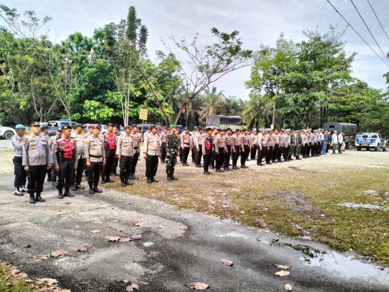 Danramil 03/Minas Ikuti Gladi Persiapan Jambore Karhutla di Tahura Minas, Sinergi TNI-Polri Dan Pemda Semakin Solid