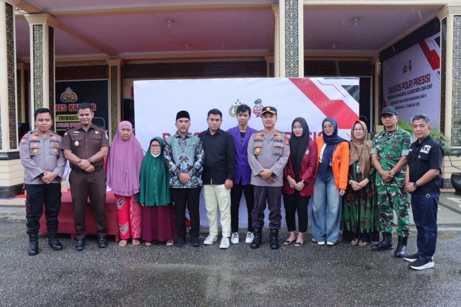 Polres Kampar Salurkan Bantuan Sembako Jelang Ramadan, Wujudkan Kepedulian dan Sinergi!