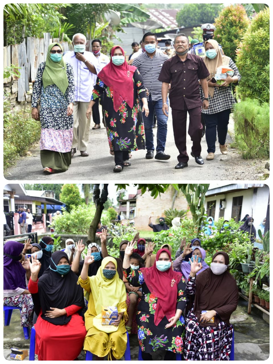 Awali Kampanye di Kecamatan Mandau, Kasmarni Berkeliling Kelurahan Talang Mandi