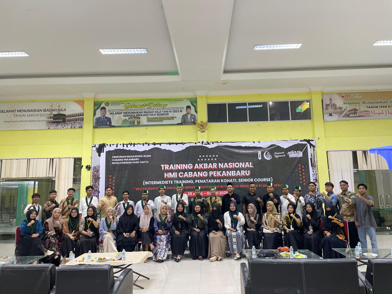 HMI Cabang Pekanbaru Sukses Gelar Training Akbar Nasional, Puluhan Kader dari Seluruh Indonesia Antusias Ikuti Kegiatan