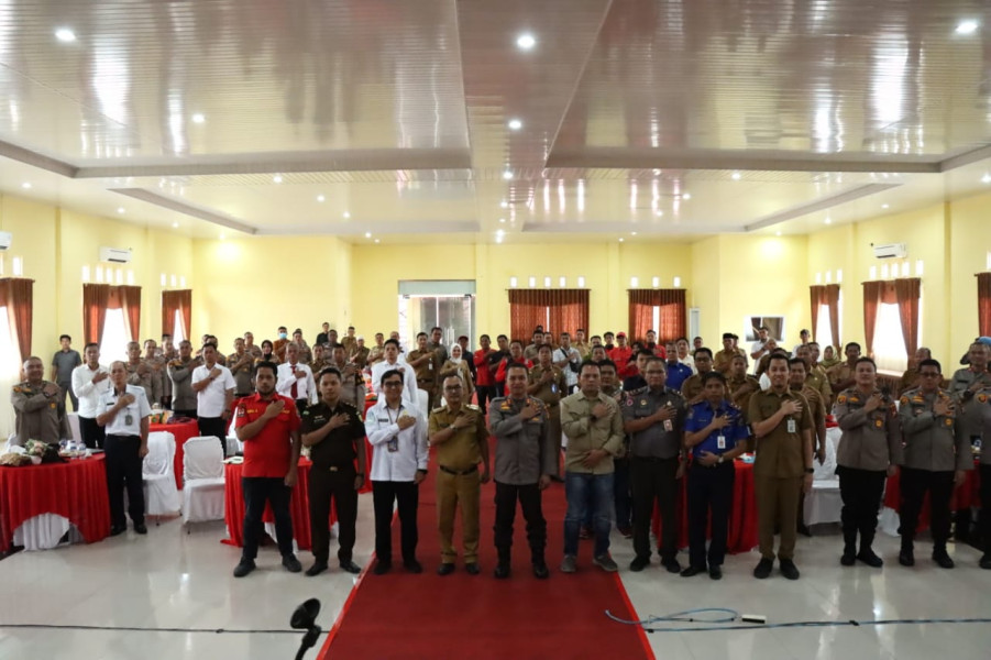 Polres Kampar Gelar Rapat Penanggulangan Karhutla dan Patroli di Wilayah Kabupaten Kampar