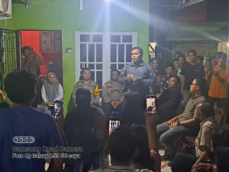 Polres Inhu Tengahi Aksi Warga Bongkal Malang, Angkutan Batu Bara Kembali Berjalan