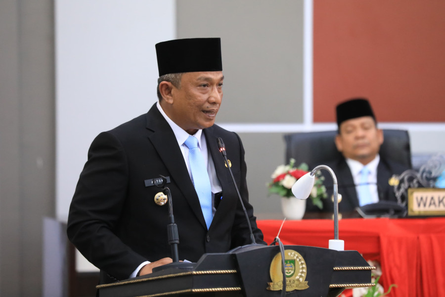 DPRD Rokan Hulu Gelar Rapat Paripurna Sertijab & Pidato Perdana Bupati Anton ST, MM