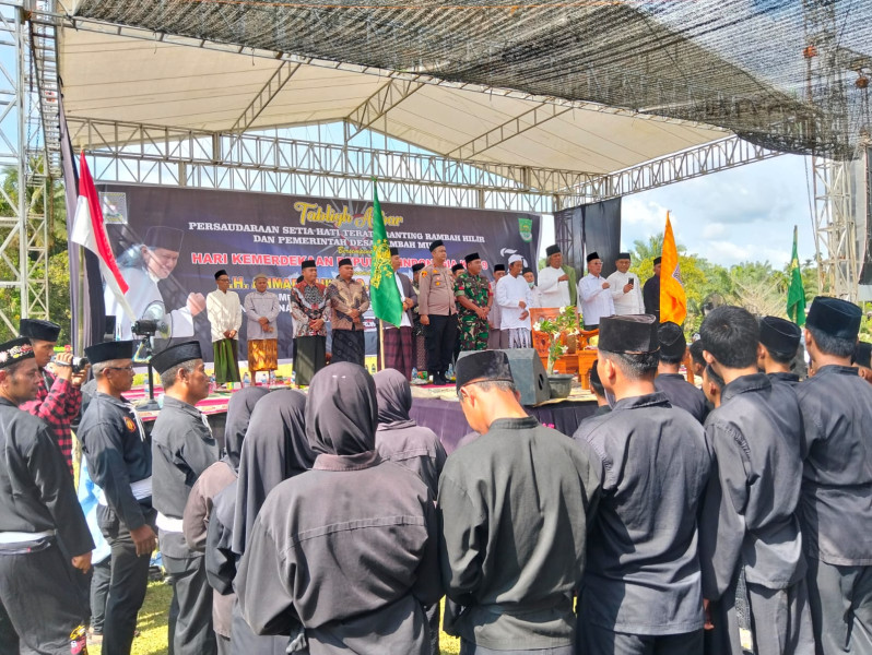 Tabligh Akbar Meriahkan HUT RI Ke-79 Di Desa Rambah Muda
